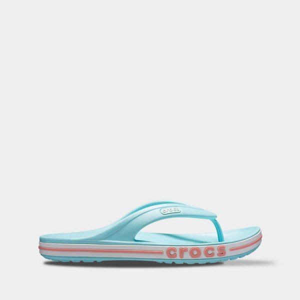 Crocs Bayaband Flip Ice Blue арт. 205393 / Крокс Шлепанцы Вьетнамки Баябенд