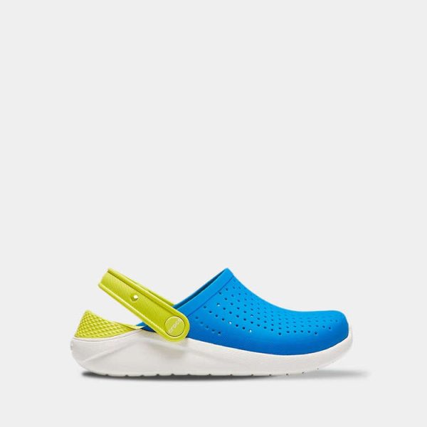 Купити голубі дитячі крокс LiteRide Bright Cobalt Оригінал Crocs