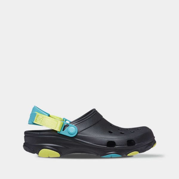 Crocs All-Terrain Clog Black/Multi арт. 206340 / Крокс Ол-Терейн чорні Сабо