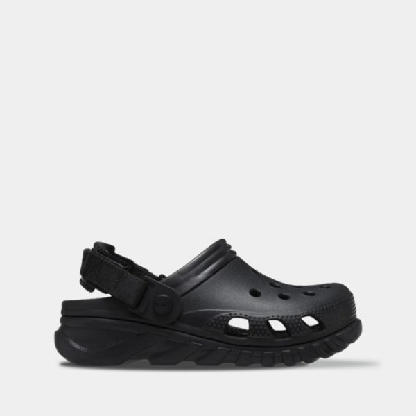 Crocs Duet Max II Black арт. 208776 / Крокс Дует Макс Чорні Сабо